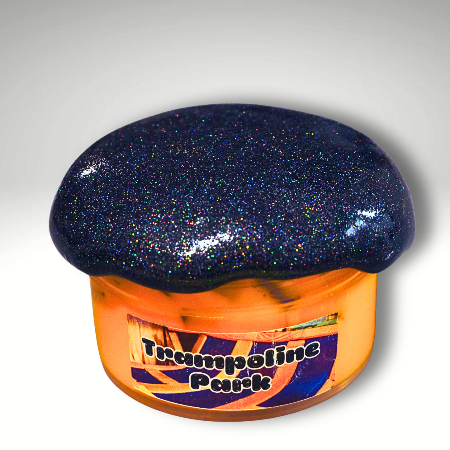 Trampoline Park thick and jiggly java chip squish slime kit