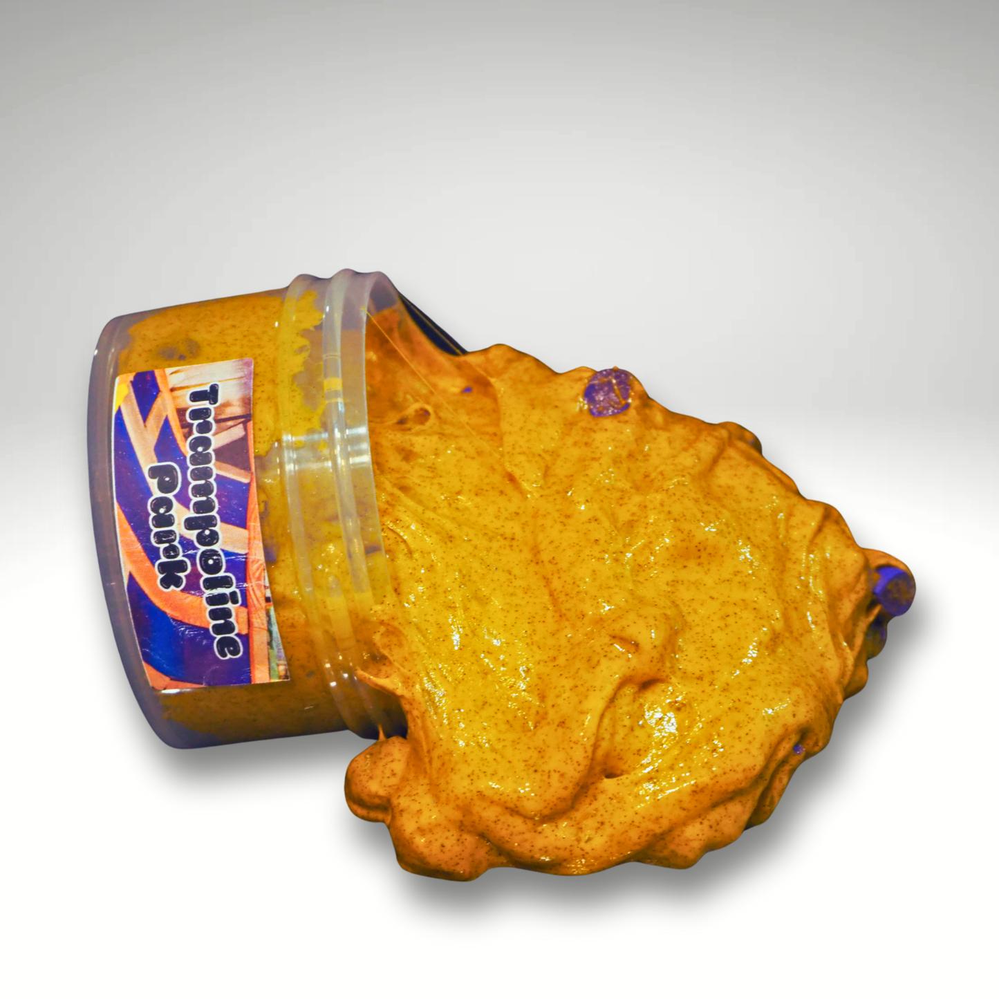 Trampoline Park thick and jiggly java chip squish slime kit