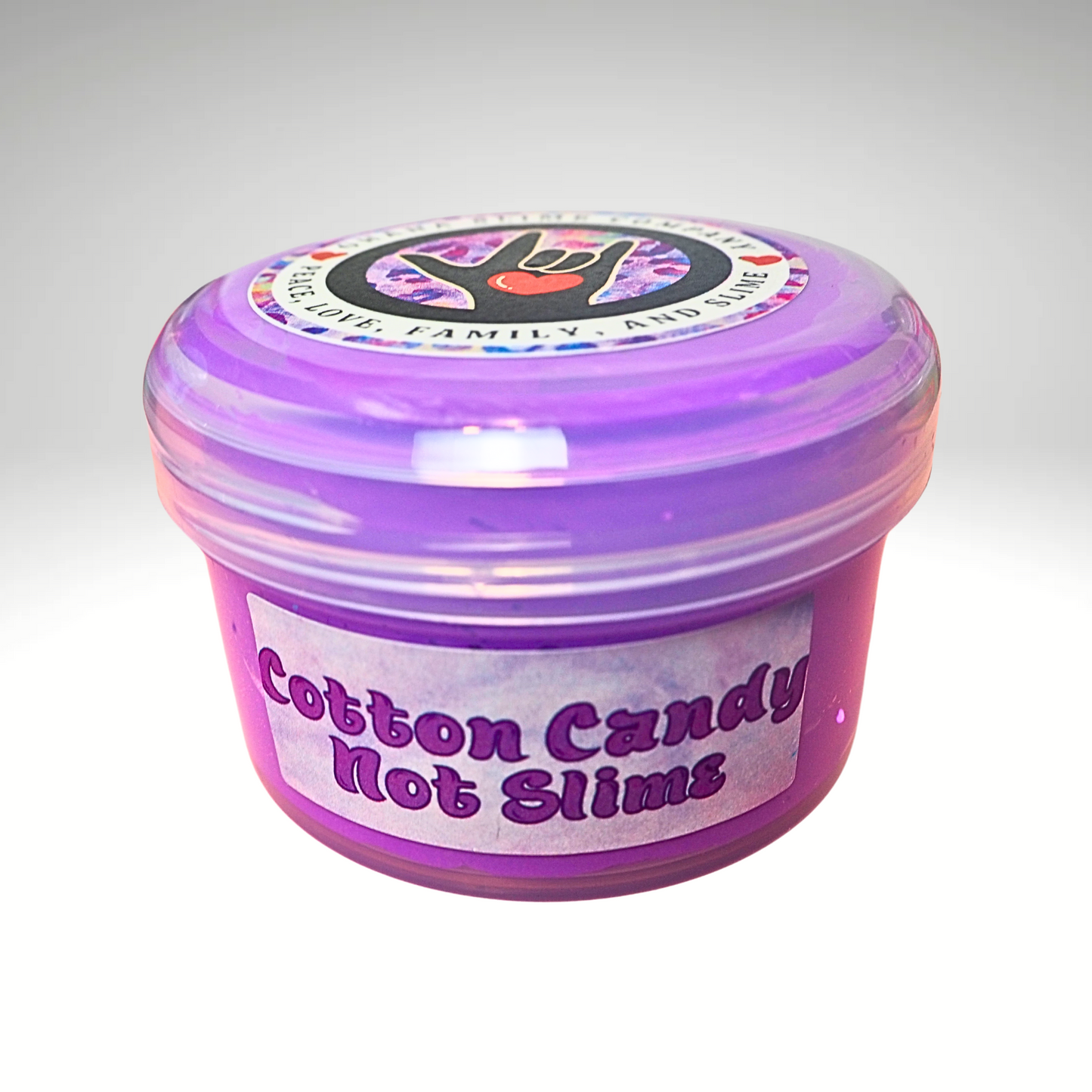 Cotton Candy scented "Not Slime" slime