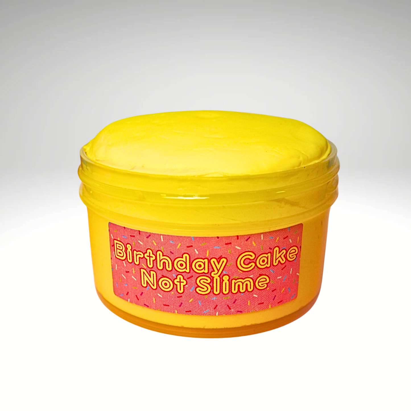 Birthday Cake scented "not slime" slime