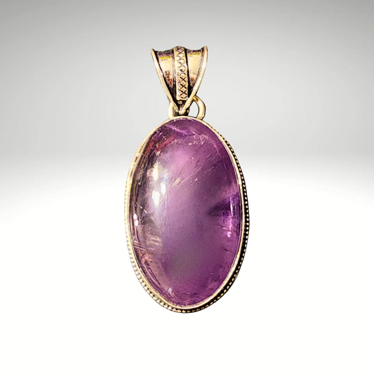 Sterling Silver Amethyst Pendant