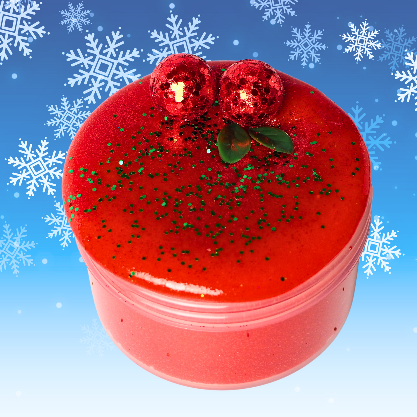 Cranberry Jelly thick coated jelly slime