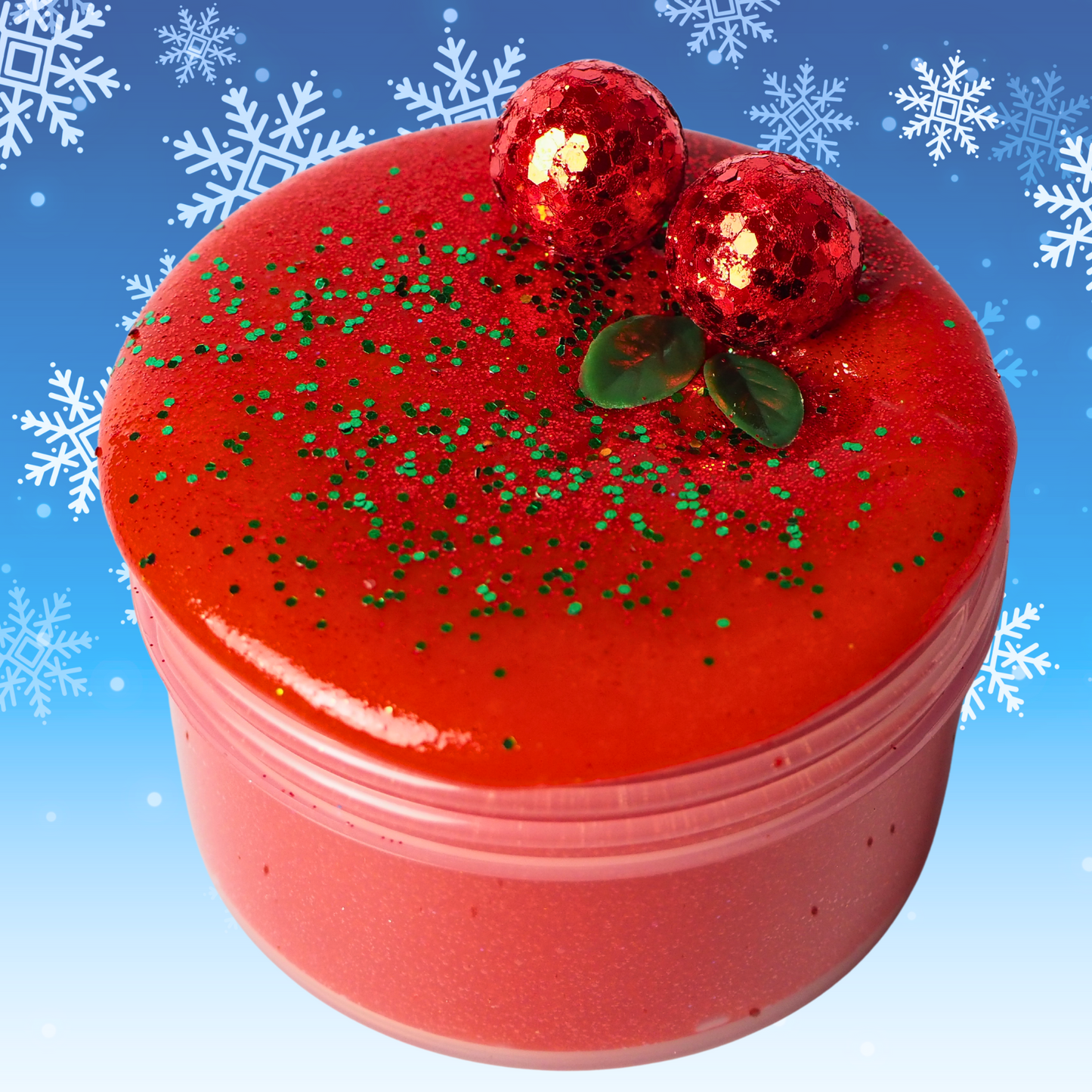 Cranberry Jelly thick coated jelly slime