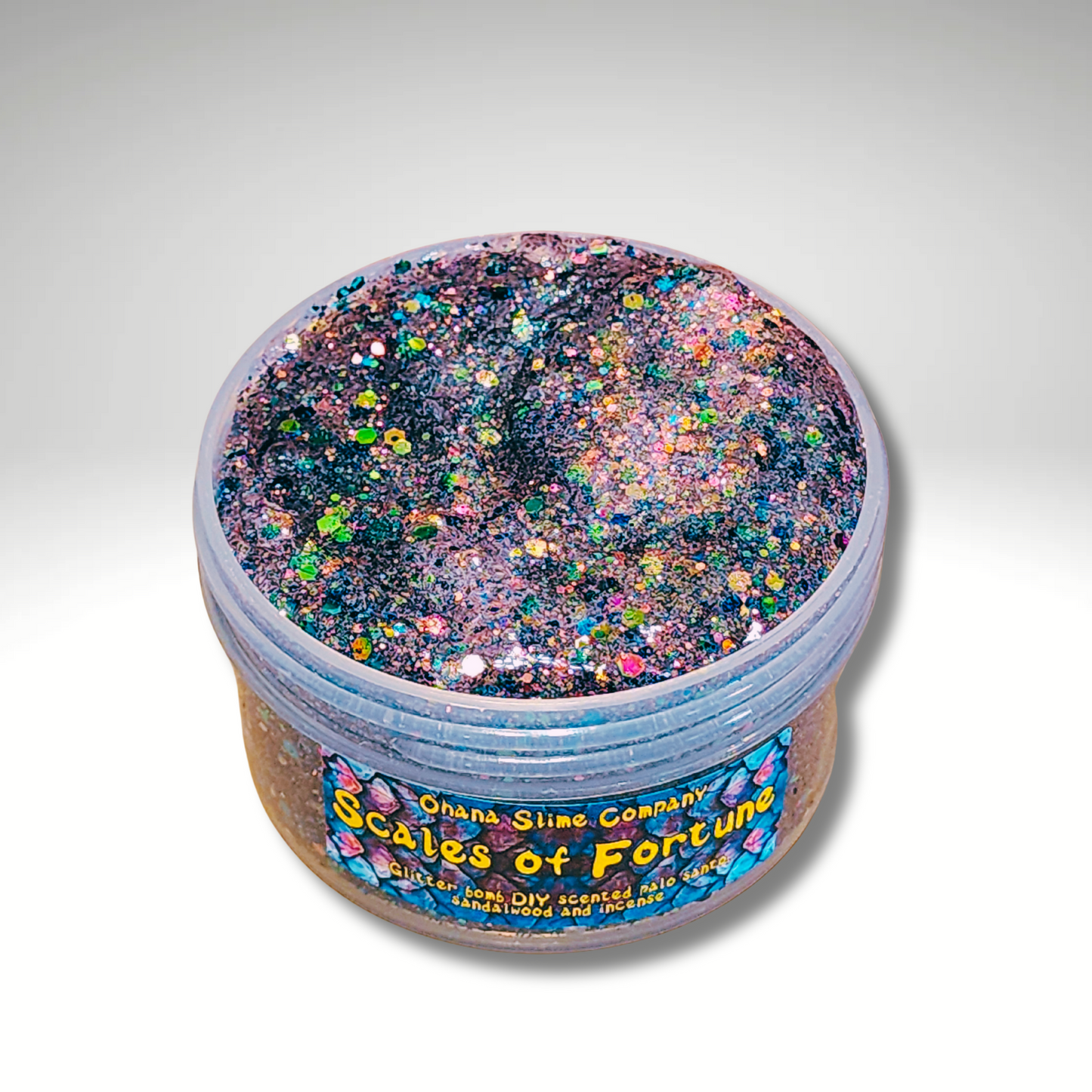 Scales of Fortune korean clear glue blend colorshift glitter bomb DIY clay kit slime