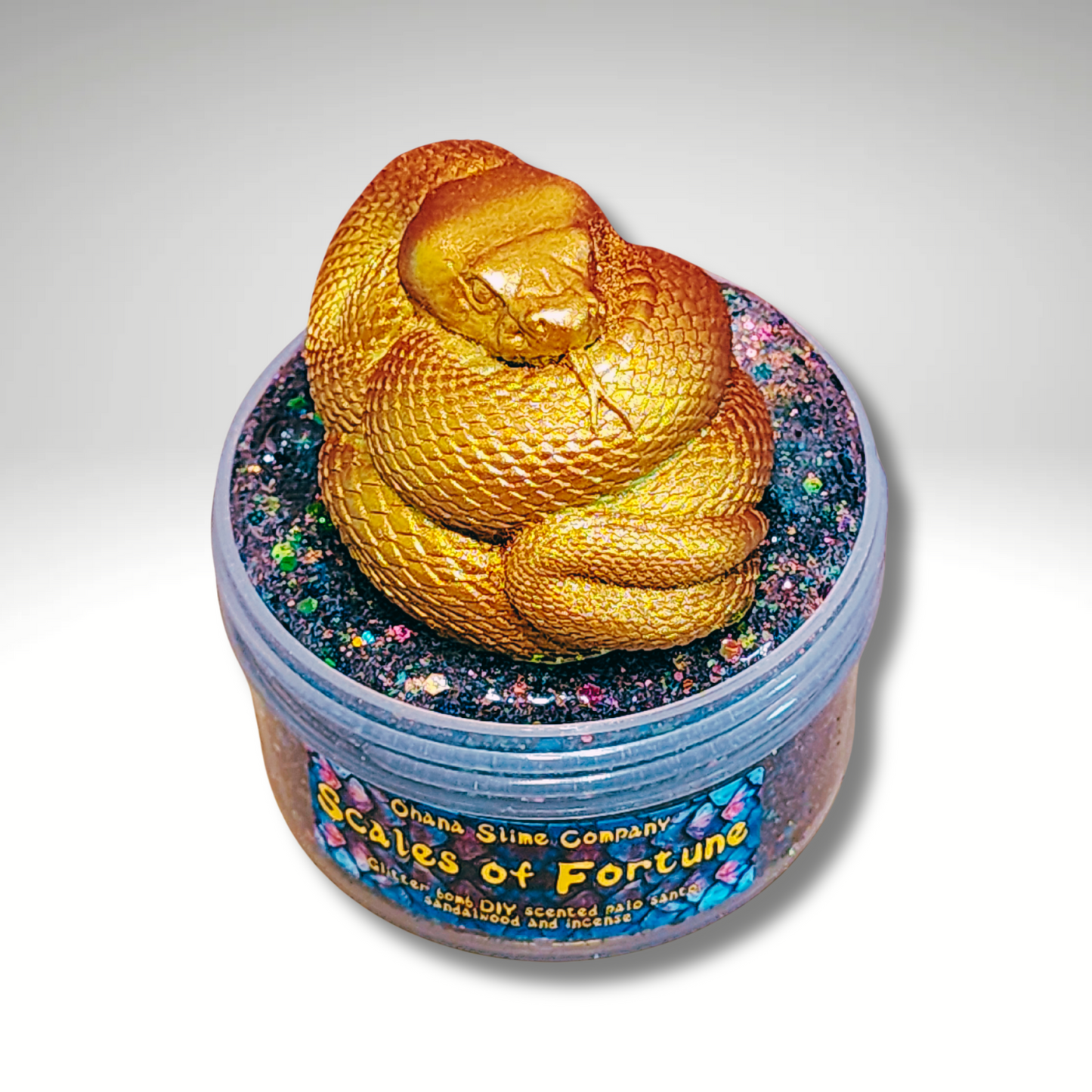 Scales of Fortune korean clear glue blend colorshift glitter bomb DIY clay kit slime