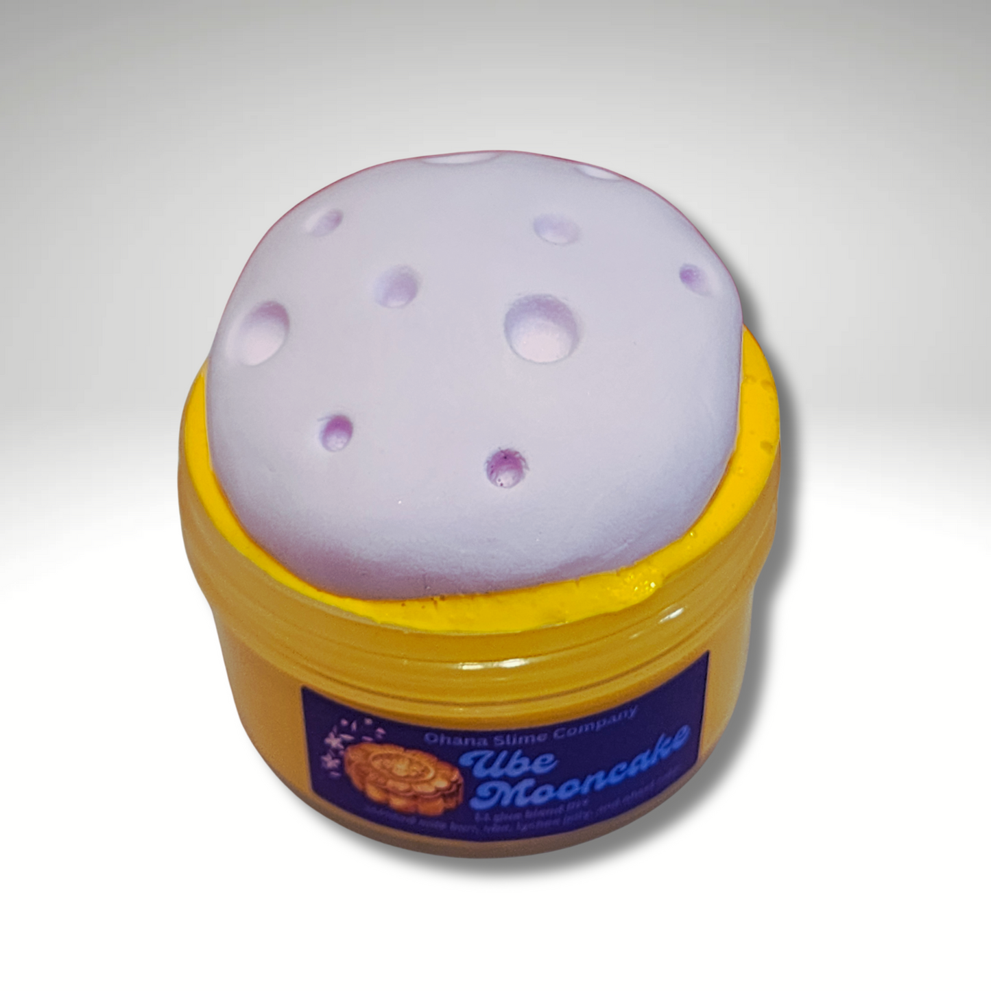 Ube Mooncake 13 glue blend DIY clay kit slime