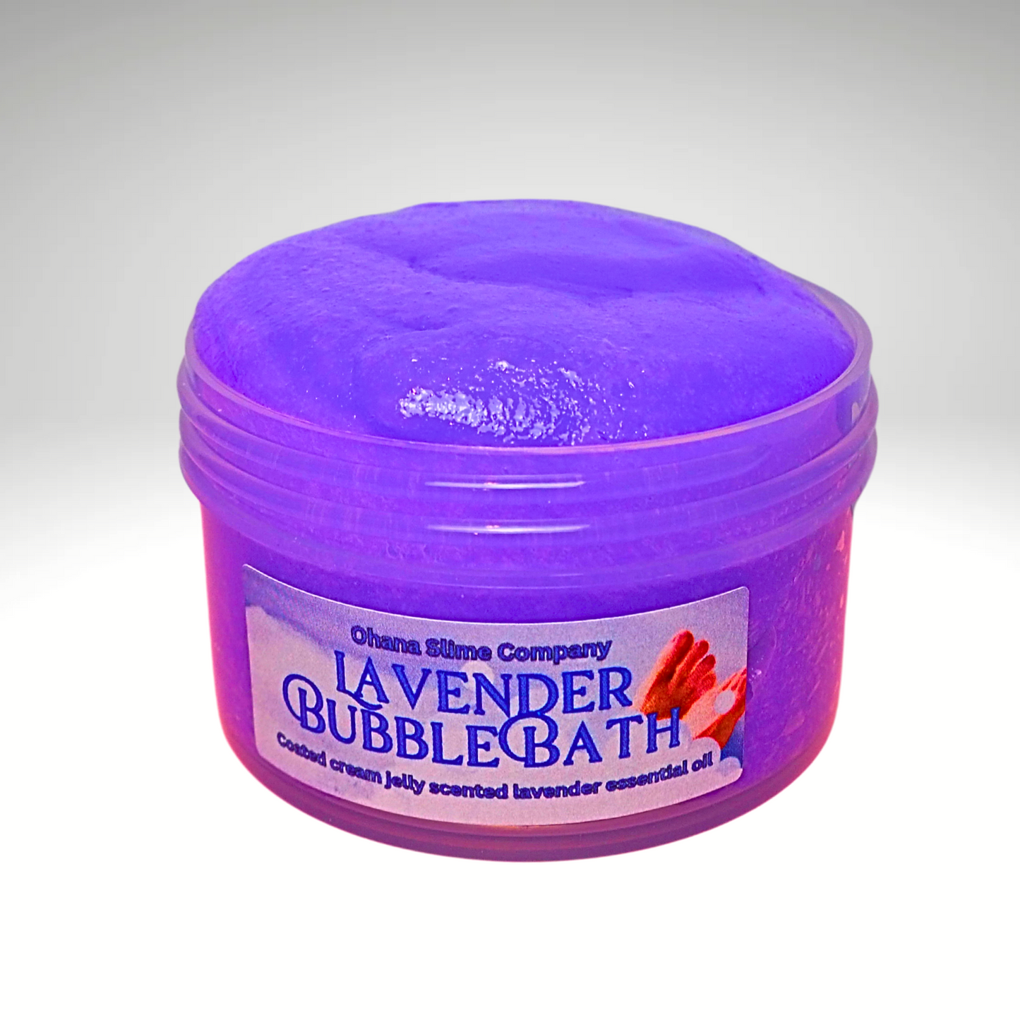 Lavender Bubble Bath coated cream jelly slime lavender essential oil