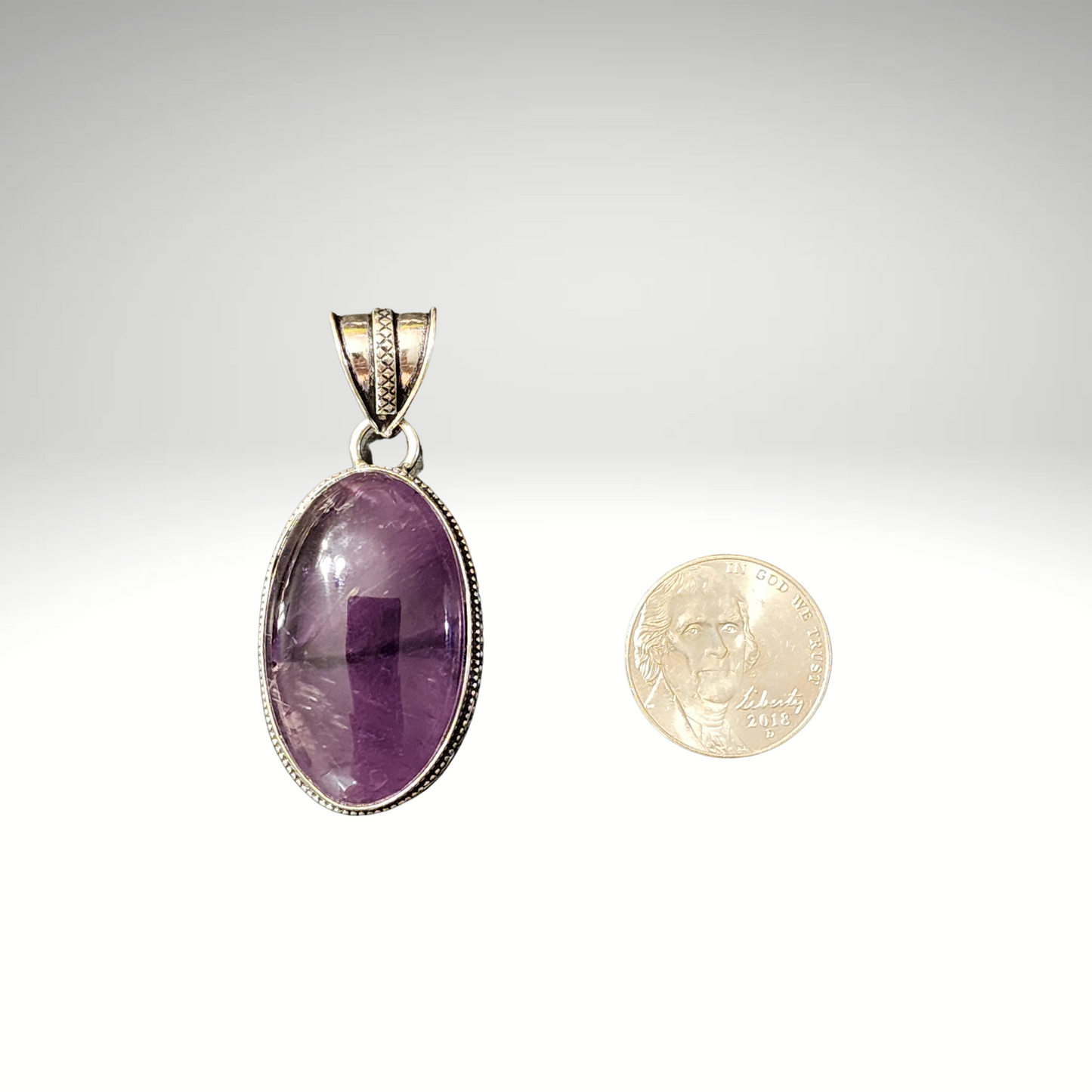 Sterling Silver Amethyst Pendant