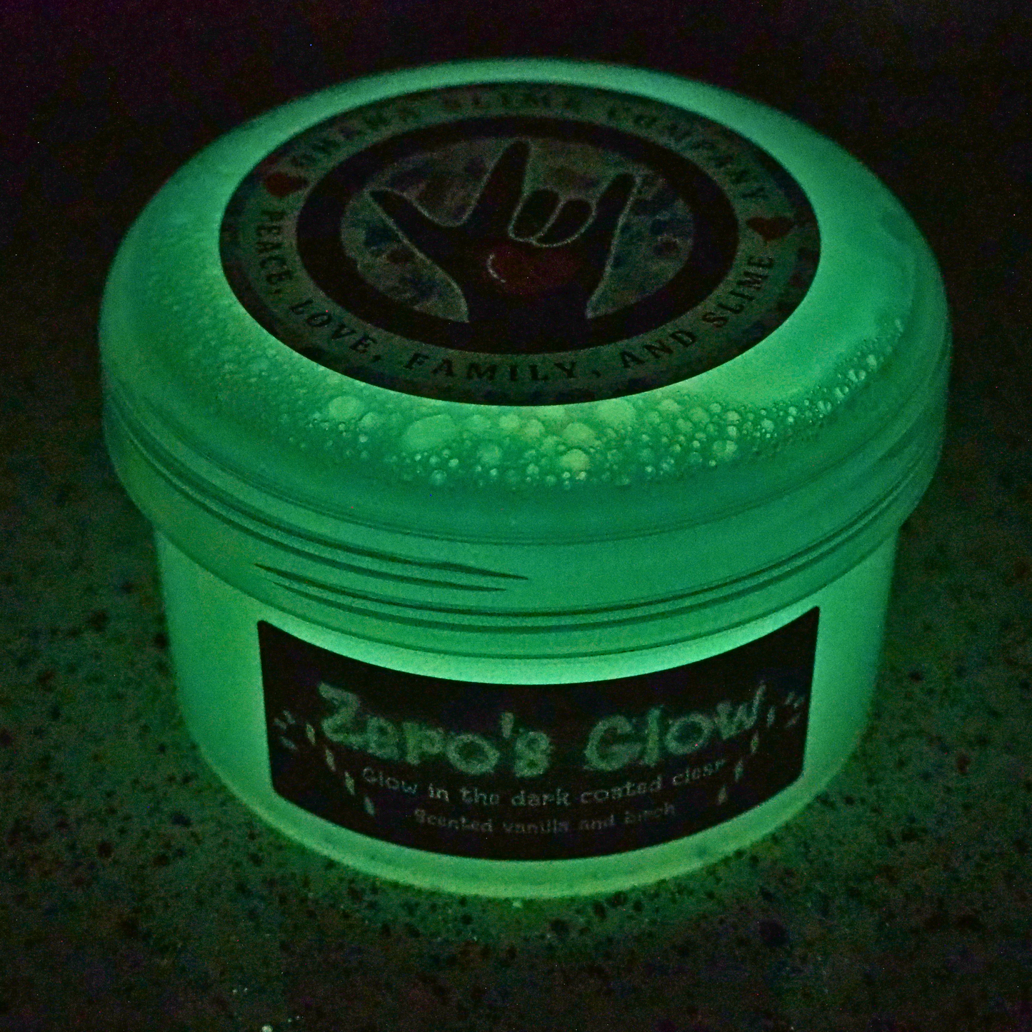 Zero's Glow glow in the dark coated clear